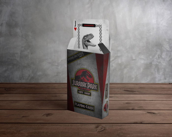 Jurassic Park jeu de cartes à jouer Jurassic Park jeu de cartes à jouer