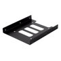 Unykach Adaptateur 2.5" vers 3.5" Métallique Noir - Convertisseur Baie SSD/HDD