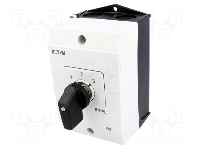 EATON ELECTRIC Commutateur à cames multiposition 20A 0-1-2-3, 4 positions stables EATON ELECTRIC Commutateur à cames multiposition 20A 0-1-2-3, 4 positions stables