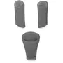 Chicco Pack Color Urban - Accessoires pour poussette Urban Plus : couvre-jambes, canopy protecteur, réducteur, kit confort - Anthracite