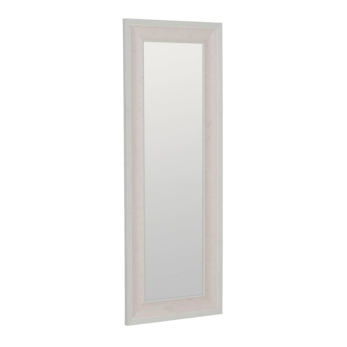 BigBuy Home Miroir mural Blanc Argenté 60 X 3 X 161,5 CM