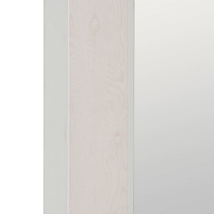 BigBuy Home Miroir mural Blanc Argenté 60 X 3 X 161,5 CM
