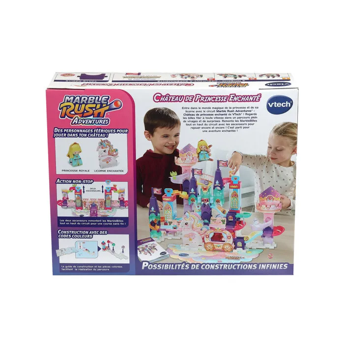 Vtech Marble Rush Adventures Château de Princesse Enchanté Multicolore
