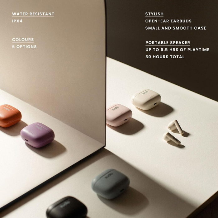 Écouteurs in Ear Bluetooth Sudio A1 True Wireless Blanc