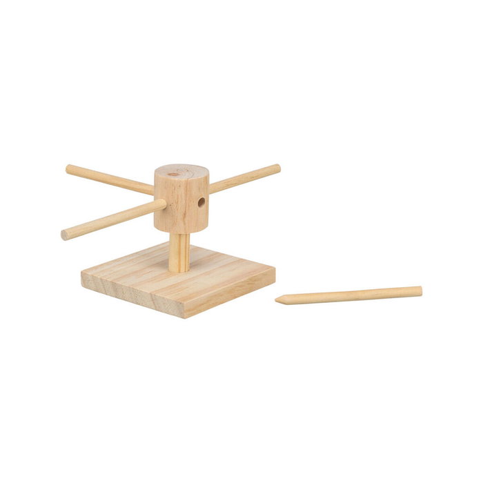 Mangeoir pour animaux Trixie Marron Bois 22 x 8 x 22 cm