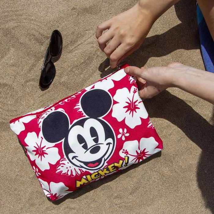 Nécessaire de Voyage Mickey Mouse Hawaii Rouge Mickey Mouse