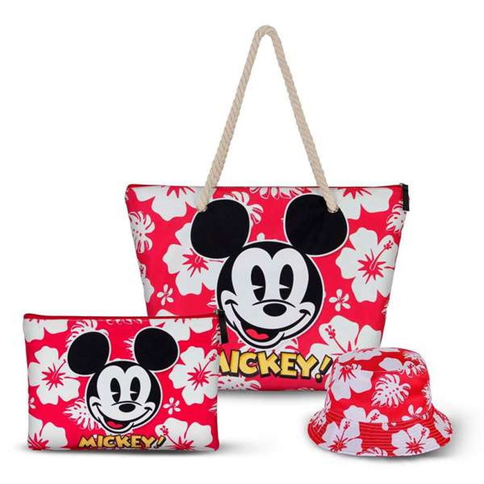 Nécessaire de Voyage Mickey Mouse Hawaii Rouge Mickey Mouse
