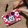 Karactermania Neceser Mickey & Soleil Hawaii 22,5x30,5x2 cm avec fermeture éclair - Nécessaire de plage en polyester