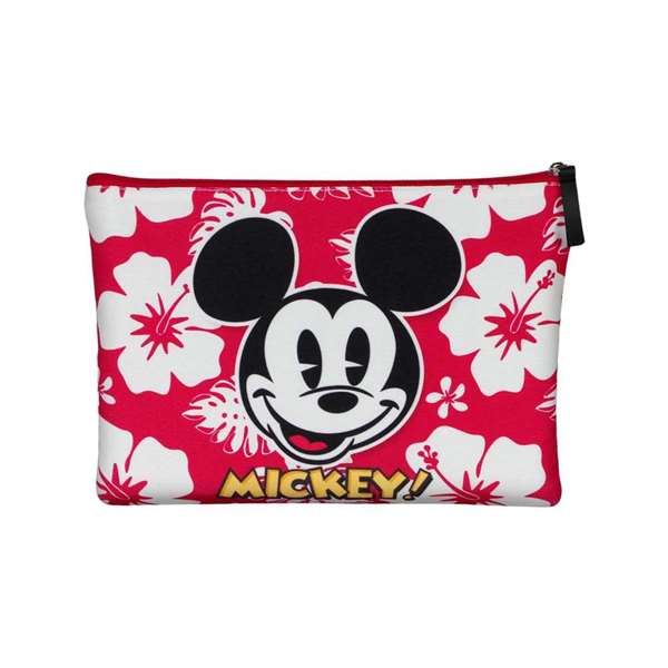 Karactermania Neceser Mickey & Soleil Hawaii 22,5x30,5x2 cm avec fermeture éclair - Nécessaire de plage en polyester Karactermania Neceser Mickey & Soleil Hawaii 22,5x30,5x2 cm avec fermeture éclair - Nécessaire de plage en polyester
