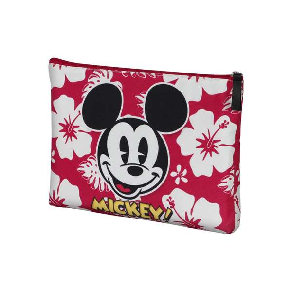 Karactermania Neceser Mickey & Soleil Hawaii 22,5x30,5x2 cm avec fermeture éclair - Nécessaire de plage en polyester Karactermania Neceser Mickey & Soleil Hawaii 22,5x30,5x2 cm avec fermeture éclair - Nécessaire de plage en polyester