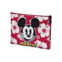 Karactermania Neceser Mickey & Soleil Hawaii 22,5x30,5x2 cm avec fermeture éclair - Nécessaire de plage en polyester