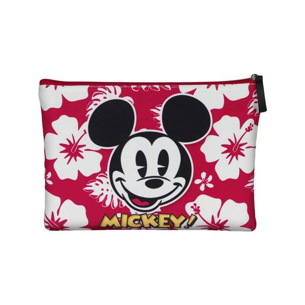 Karactermania Neceser Mickey & Soleil Hawaii 22,5x30,5x2 cm avec fermeture éclair - Nécessaire de plage en polyester Karactermania Neceser Mickey & Soleil Hawaii 22,5x30,5x2 cm avec fermeture éclair - Nécessaire de plage en polyester