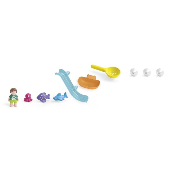 PLAYMOBIL 71689 Playmobil Junior Diversion En La Pesca - Jeu de pêche avec créatures marines dès 12 mois