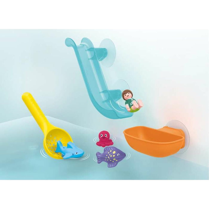 Playmobil Junior 71689 Toboggan aquatique et animaux marins