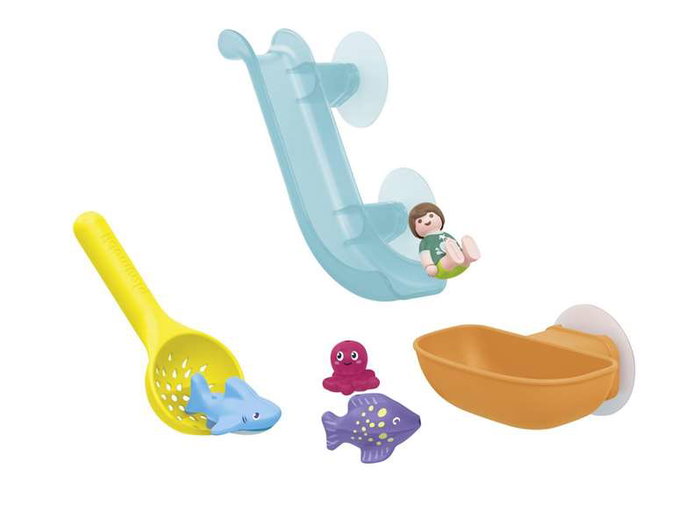 Playmobil Junior 71689 Toboggan aquatique et animaux marins