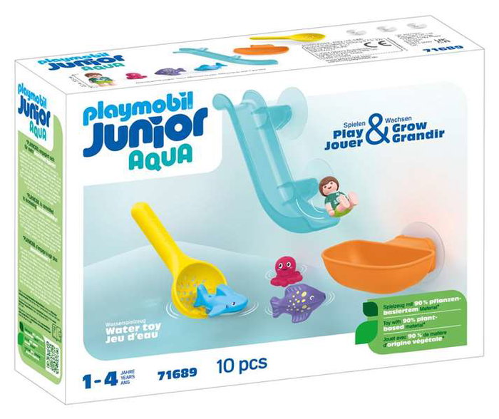 Playmobil Junior 71689 Toboggan aquatique et animaux marins