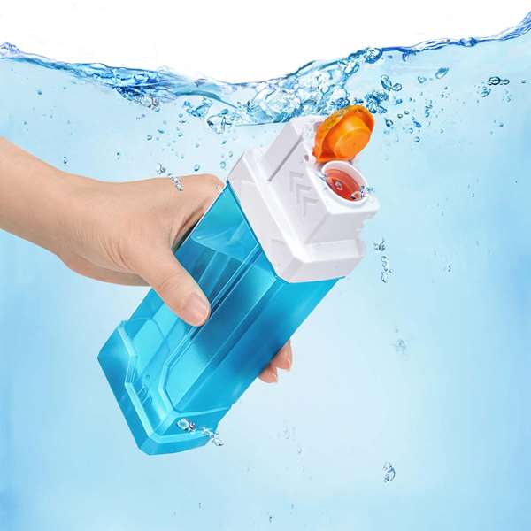 Zuru X-Shot Motor Soaker - Pistolet à eau automatique à chargement rapido, fonctionne avec 4 piles AA, pour enfant dès 5 ans