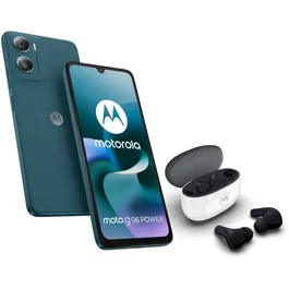 Motorola Pack Moto G06 power 256 Go Bleu Tapestry + Buds 2 Carbon