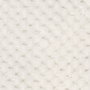 Home Deco Factory Couverture Nid d'Abeille Crème 120x150 cm