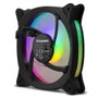 Nox Ventilateur Hummer V - Box Fan 120 mm ARGB 12 V Noir - Connecteur 3 broches