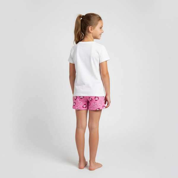 Cerdá Pijama Court Single Jersey Care Bears 8 Ans - Rose