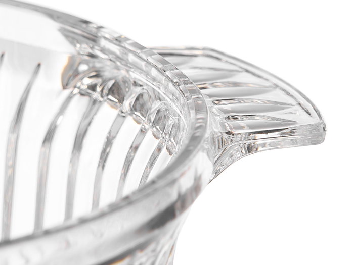 Leknes Seau à Champagne Rayé Transparent 2,2L Plastique 21x17x16 cm (Set de 12)