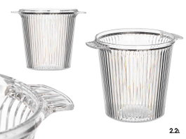 LEKNES Champanera à rayures transparente 2,2L
