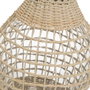 BigBuy Home Vase Naturel verre Rotin 23 x 23 x 40 cm