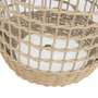 BigBuy Home Vase Naturel verre Rotin 23 x 23 x 40 cm