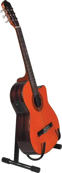 QUIKLOK Support pour Guitare Acoustique "A" Noir Acier Pliable