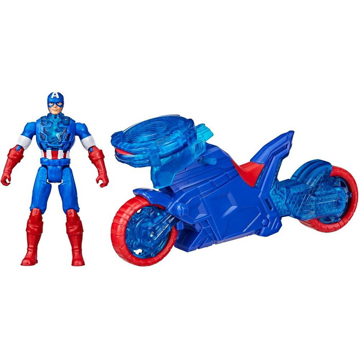 HASBRO Moto Lanzaescudos avec figurine Capitaine America Marvel Avengers