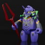 Rebuild of Evangelion figurine Brickroid Evangelion Production Model-13 5 cm