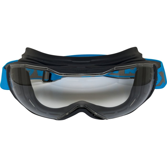 uvex Megasonic Lunettes de protection panoramiques anthracite/bleu uvex Megasonic Lunettes de protection panoramiques anthracite/bleu