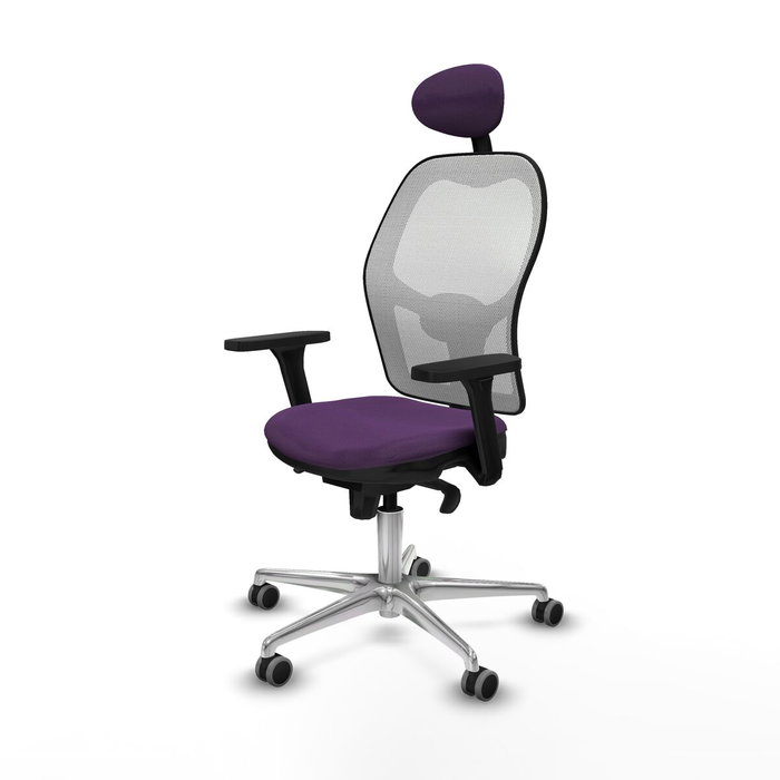 Piqueras y Crespo 3D086G1 Chaise de Bureau avec Appui-tête Violet Piqueras y Crespo 3D086G1 Chaise de Bureau avec Appui-tête Violet