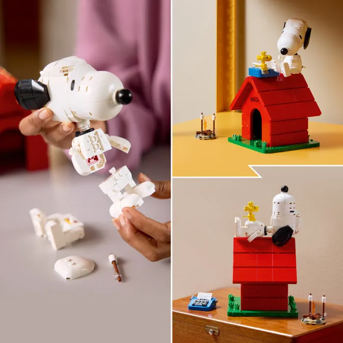 Lego 21368 Ideas Peanuts : La Niche de Snoopy - Set de Construction Adulte, Décoration