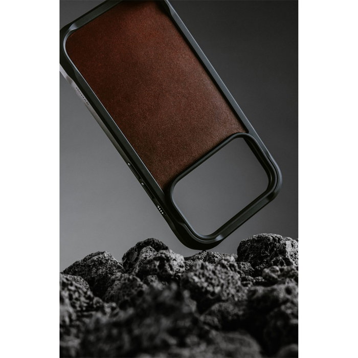 Nomad Rugged Leather Case iPhone 17 Pro Max Rustic Brown Horween Nomad Rugged Leather Case iPhone 17 Pro Max Rustic Brown Horween