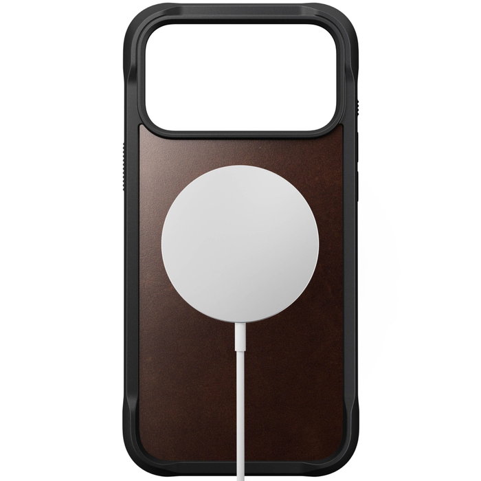 Nomad Rugged Leather Case iPhone 17 Pro Max Rustic Brown Horween Nomad Rugged Leather Case iPhone 17 Pro Max Rustic Brown Horween