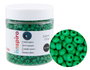 Innspiro Rocaille de verre ronde opaque verte 3,8mm 120g
