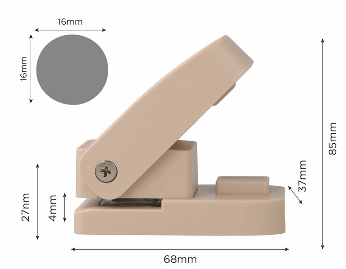 Innspiro Emporte-pièce de figures Eva Foam Super Punch cercle 16mm