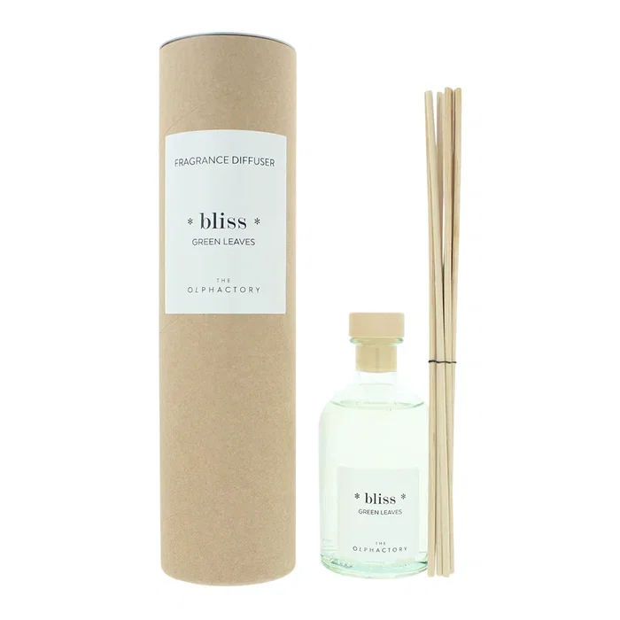 The Olphactory Bliss Green Leaves Diffuseur de parfum à roseaux 100 ml The Olphactory Bliss Green Leaves Diffuseur de parfum à roseaux 100 ml