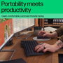 HP Clavier Sans Fil Double Mode 475 - Pavé Numérique Complet, Résistant aux Éclaboussures et Bluetooth - Clavier Portable pour Travail Professionnel