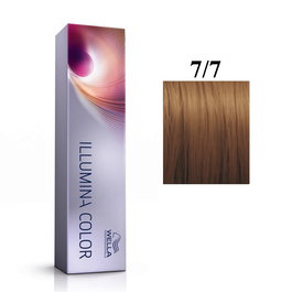 Wella Professionals Illumina Color Teinture permanente cheveux 7/7 Medium Brown Blonde 60 ml