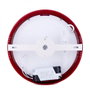Plafonnier LED circulaire rouge 18 W, 1 800 lm, 2 700 K