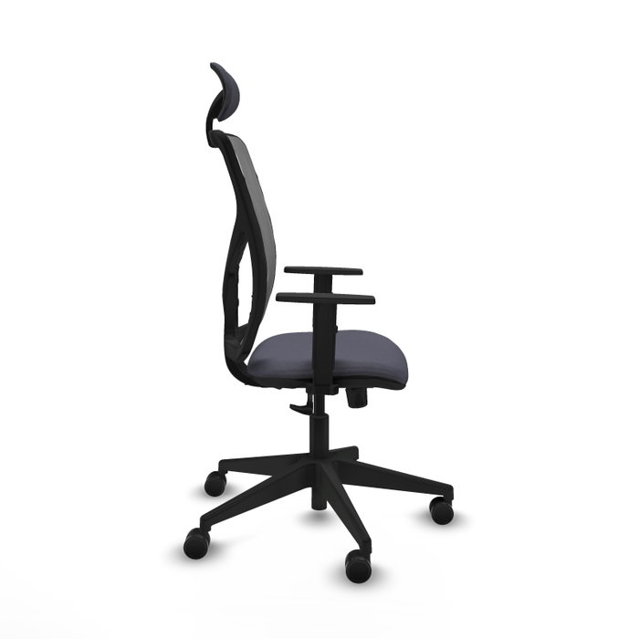 Piqueras y Crespo Chaise de Bureau Motilla avec Appui-tête et Mécanisme Synchrone Gris Piqueras y Crespo Chaise de Bureau Motilla avec Appui-tête et Mécanisme Synchrone Gris