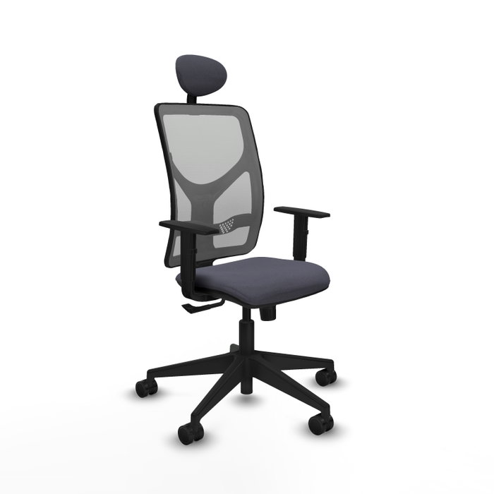 Piqueras y Crespo Chaise de Bureau Motilla avec Appui-tête et Mécanisme Synchrone Gris Piqueras y Crespo Chaise de Bureau Motilla avec Appui-tête et Mécanisme Synchrone Gris