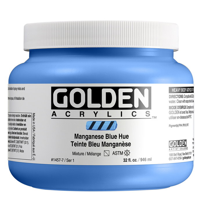 Golden Peinture Acrylique Heavy Body Azul Manganeso Hue Golden Peinture Acrylique Heavy Body Azul Manganeso Hue