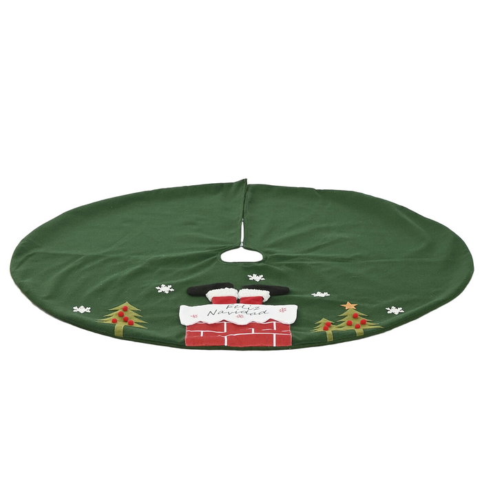Home ESPRIT Jupe pour l'arbre de Noël Rouge