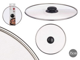 KINVARA Couvercle de poêle en acier avec grille 25cm
