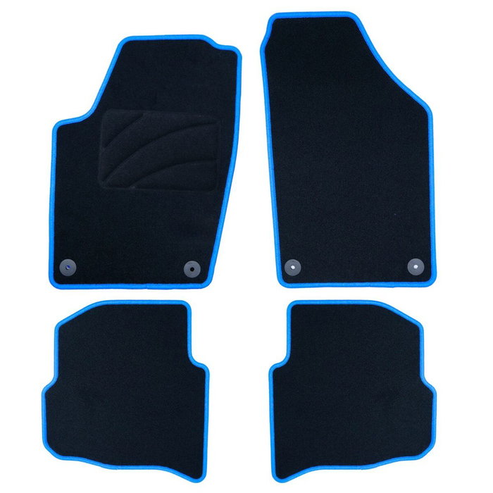 Set de tapis de voitures OCC Motorsport OCCVW0034BL Bleu 5 Pièces Set de tapis de voitures OCC Motorsport OCCVW0034BL Bleu 5 Pièces