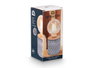 GIFTDECOR Lampara LED Base Formas Gris